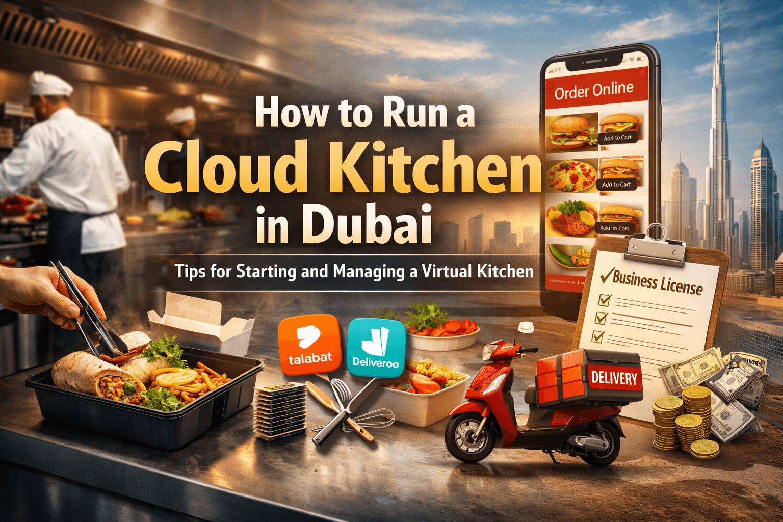 How to Run a Cloud Kitchen in Dubai – Practical Guide for Beginners