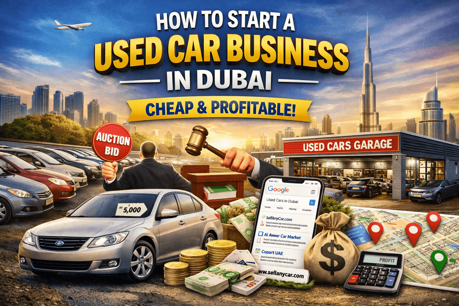 Start a Used Car Business in Dubai with Low Investment (Beginner Guide)