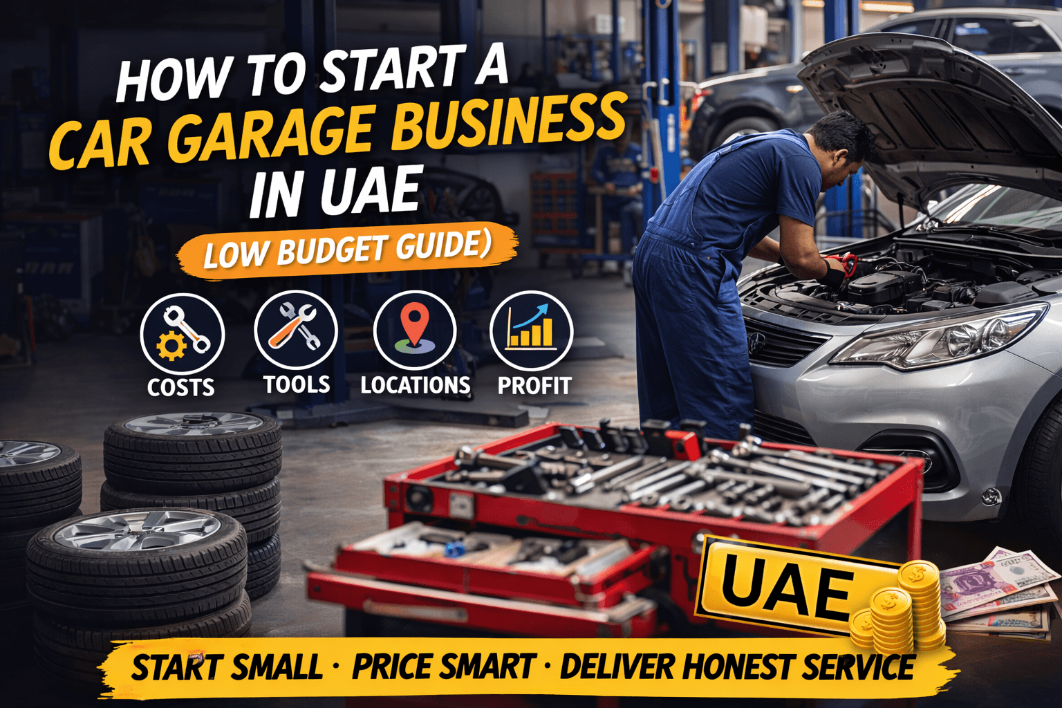 How to Start a Car Garage Business in UAE (Low Budget Guide)