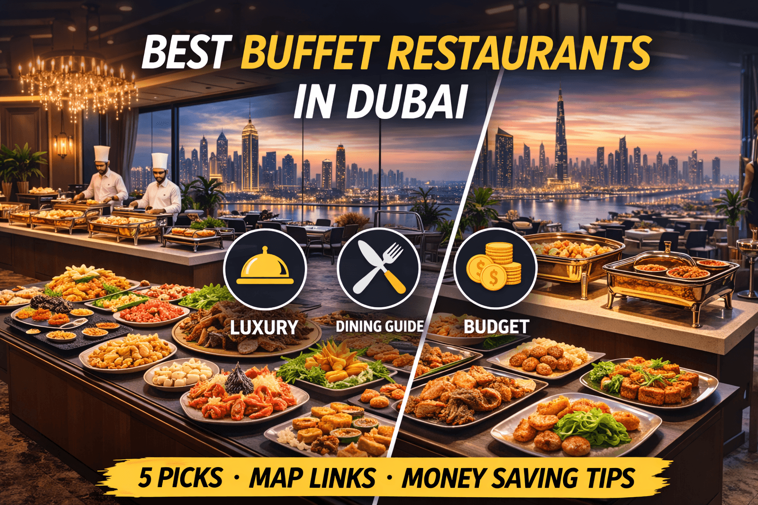 Best Buffet Restaurants & Hotels in Dubai (Luxury to Budget Guide)