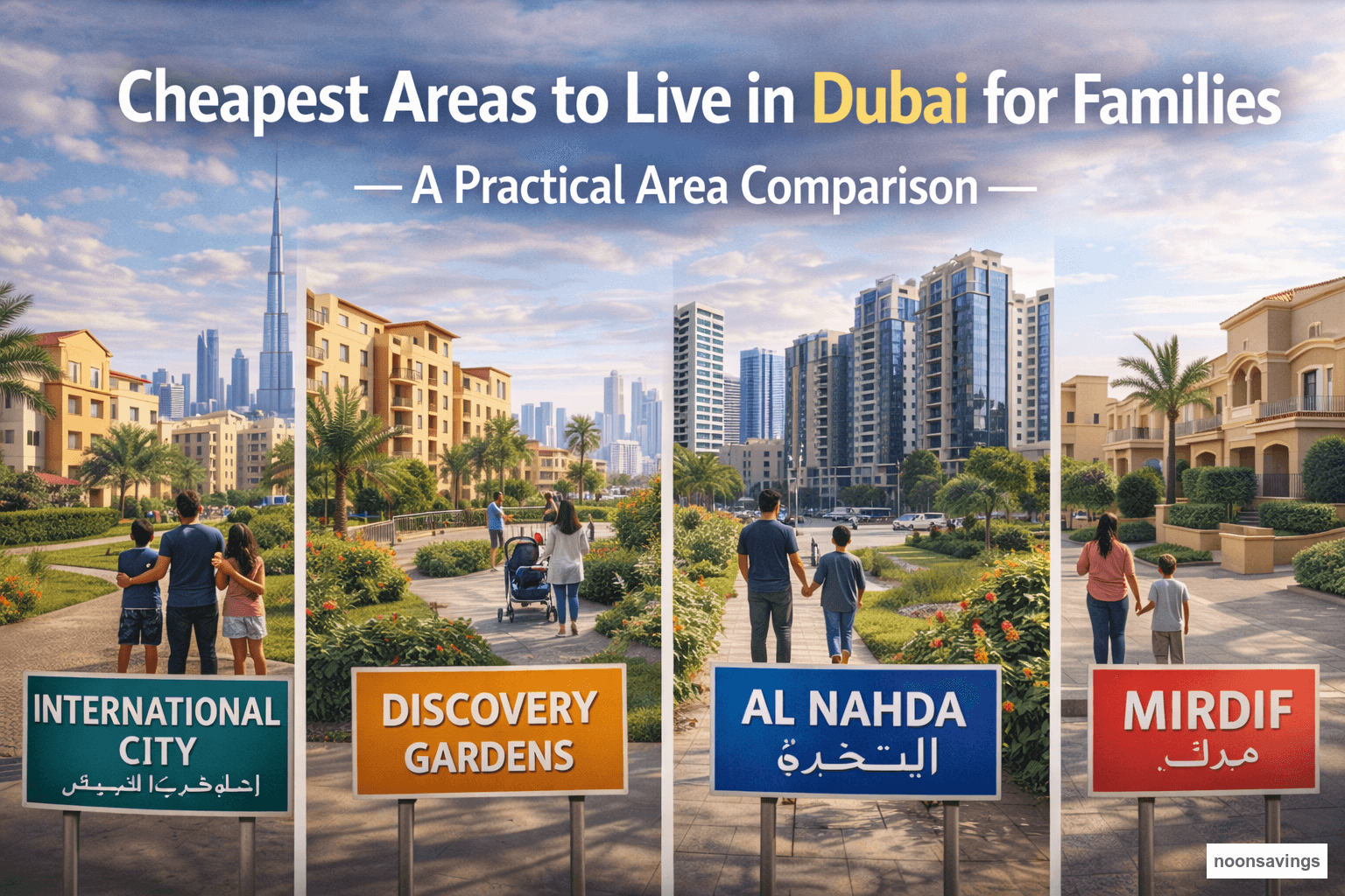 Cheapest Areas to Live in Dubai for Families – A Practical Area Comparison