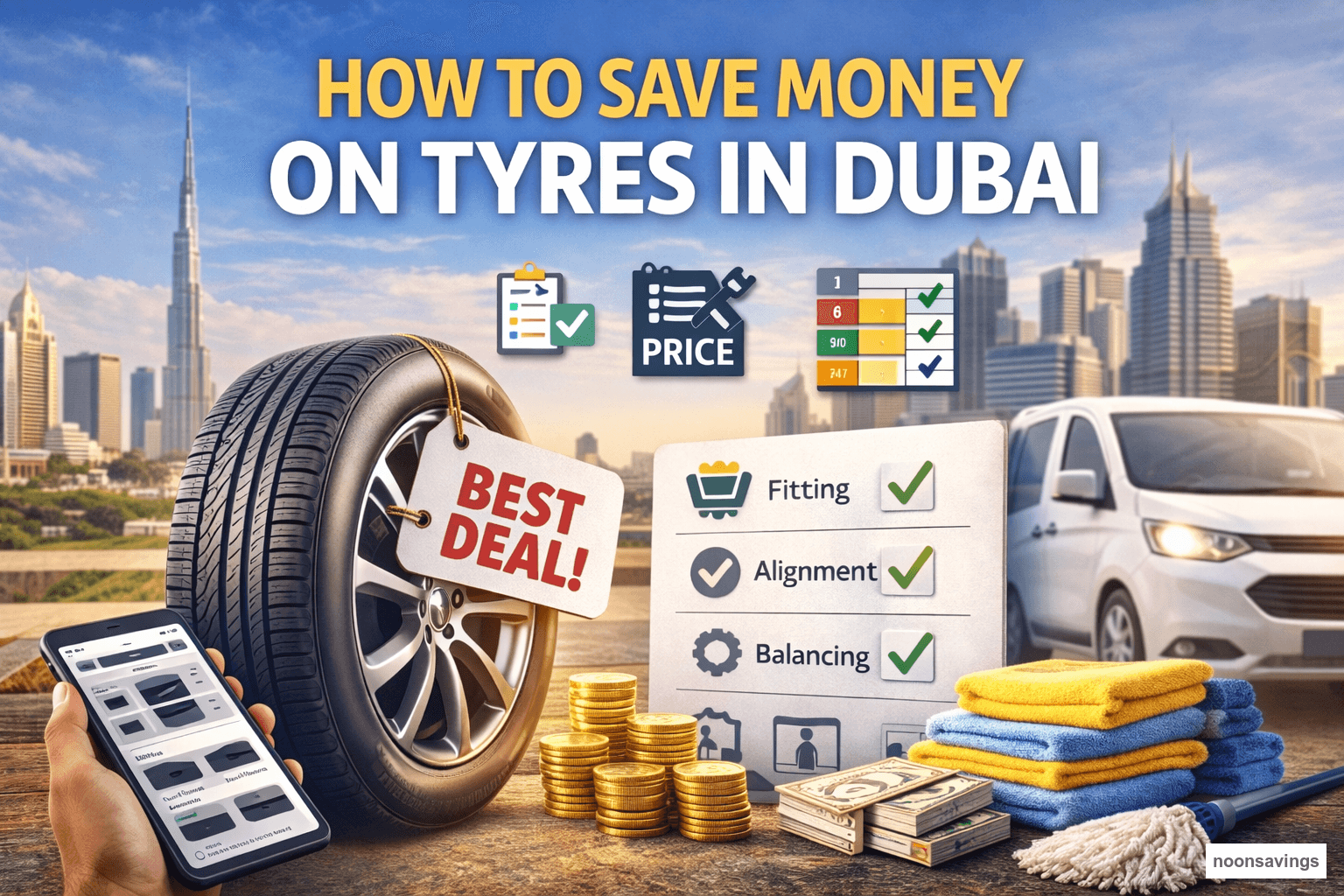 How to Save Money on Tyres in Dubai